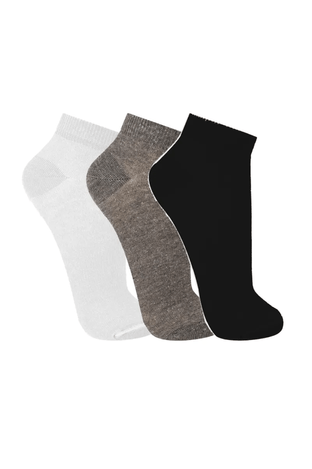 Kit Com 3 Pares De Meia Adulto Cano Curto Trifil